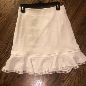 White mermaid skirt